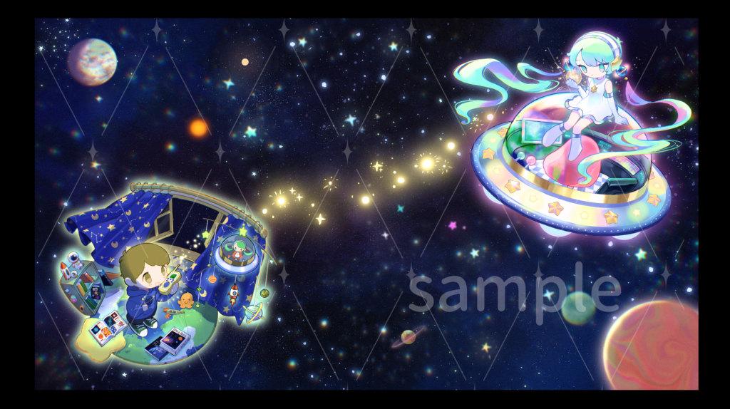 MV：空に落ちていく